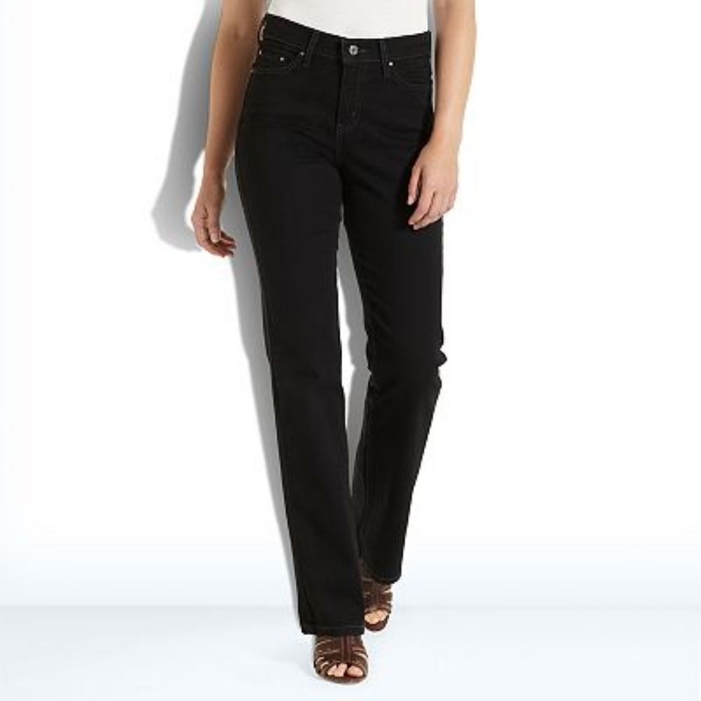 Levi's Black Perfectly Slimming 512 Bootcut Jeans size 12